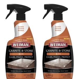 Weiman Limpiador Pulidor y Abrillantador 3 en 1 granito y piedra 2 x 710 cc