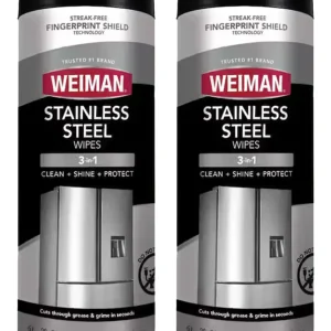 Weiman Toallas Acero Inoxidable 2 x 30 unid